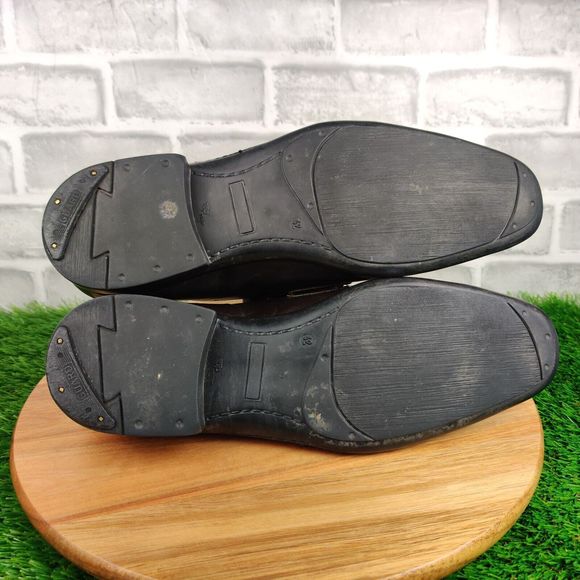 To Boot New York Adam Derrick Dark Brown Penny Loafers Leather Italy Men’s 9.5 main image 12